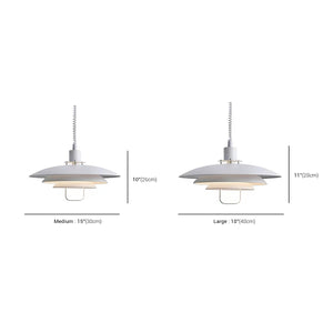 Denmark Design Layered Telescopic Pendant Ceiling Light