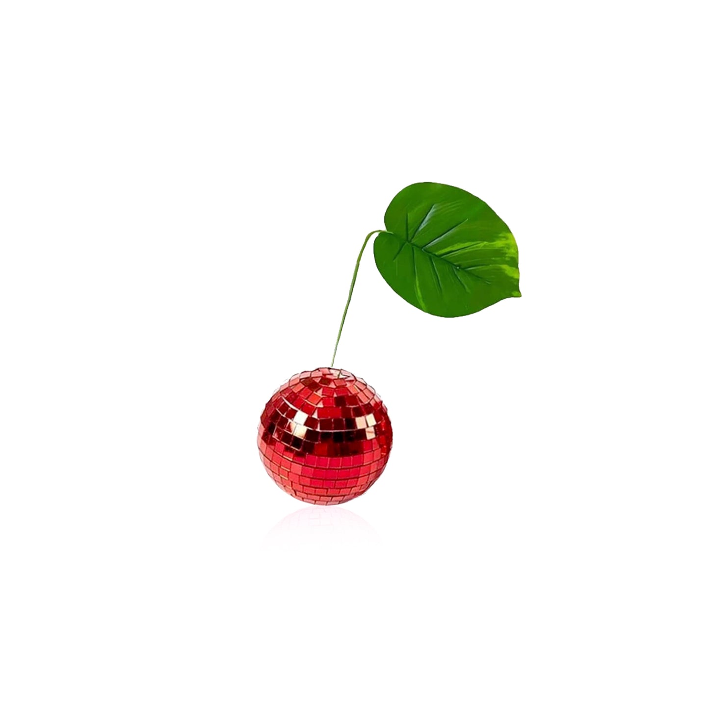 Disco Ball Sparkle Cherry Ornament