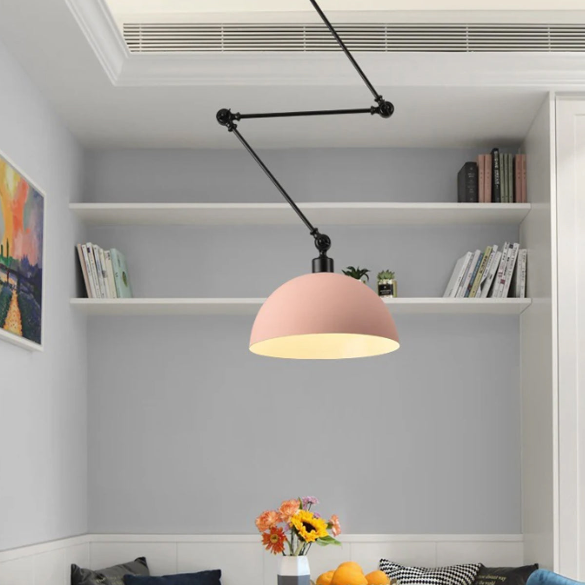 Dome Pendant Metal Folding Fixture Ceiling Wall Light