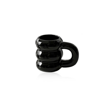 Embossed Donut Ceramic Mug