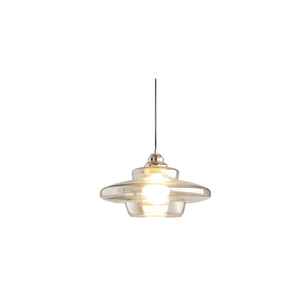 Embossed Glass Pendant Ceiling Light