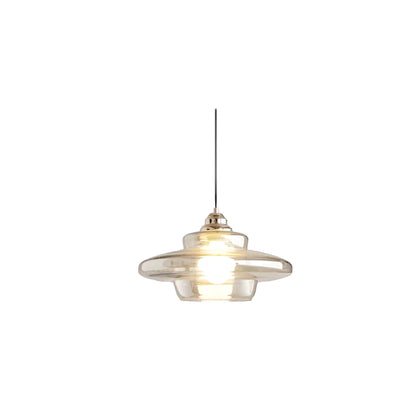 Embossed Glass Pendant Ceiling Light