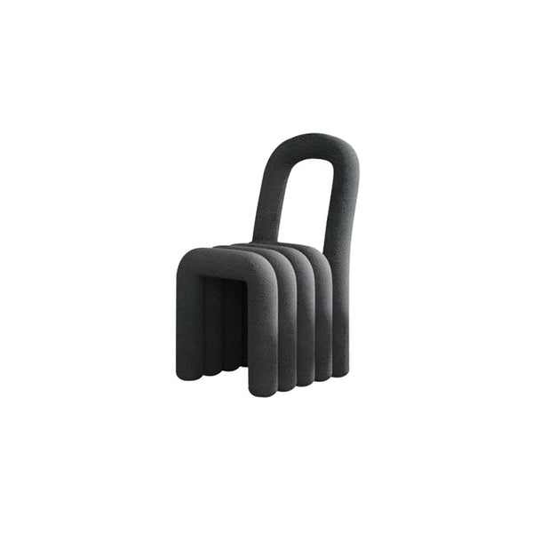 Fabric Upholstered Pipe Accent Chair