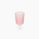 Bicchiere alto da dessert con base a fiore