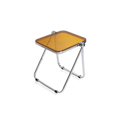 Foldable Acrylic Transparent Small Side Coffee Table