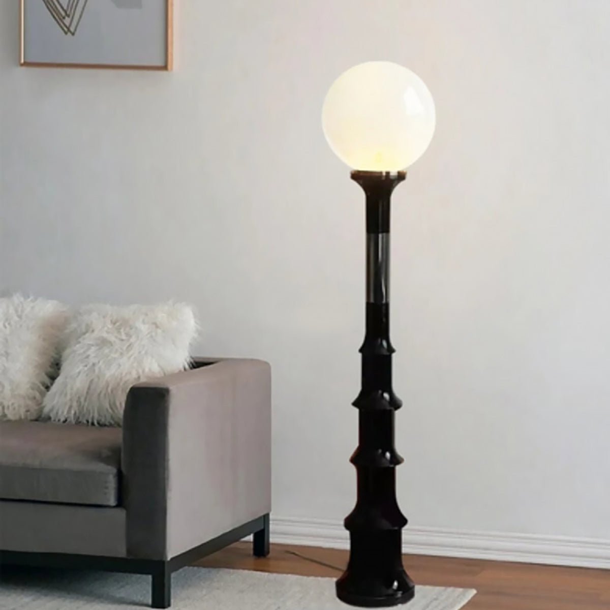 French Design 90's Retro Ball Floor Lamp