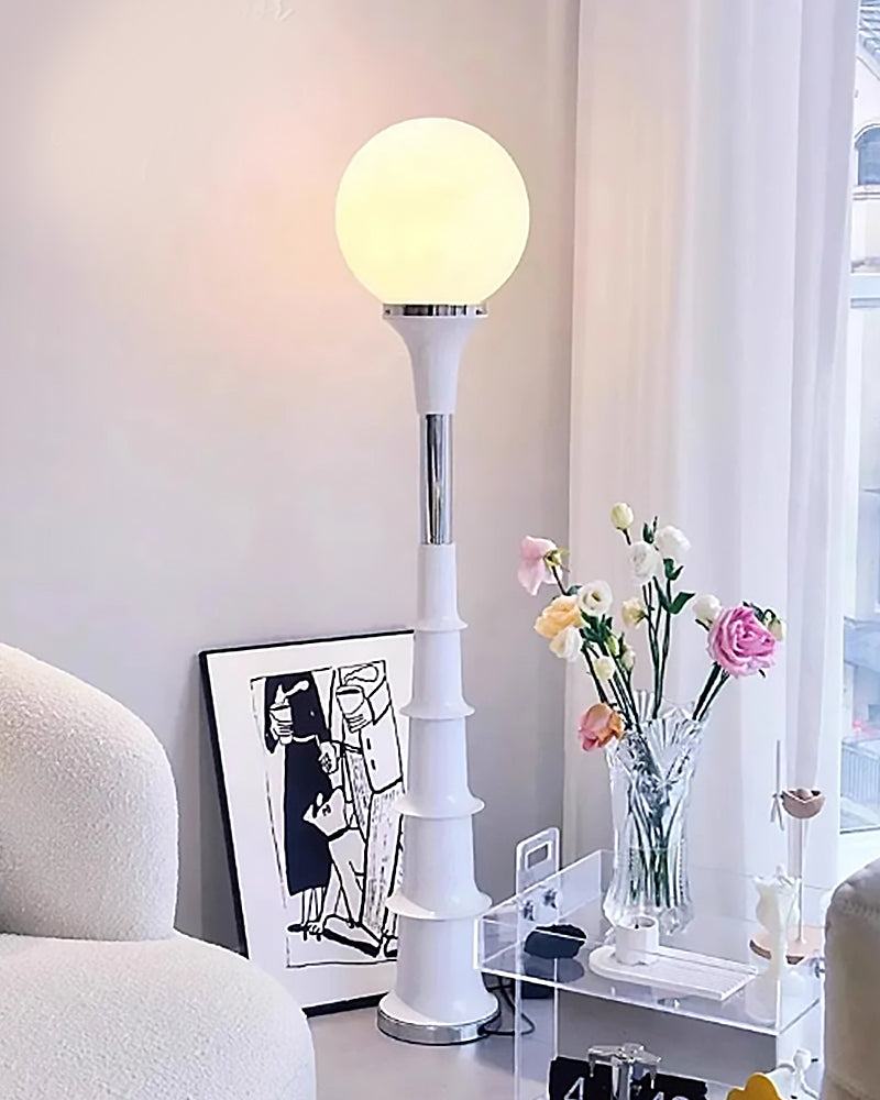 French Design 90's Retro Ball Floor Lamp