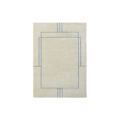 French Retro Abstract Stripe Carpet Rug