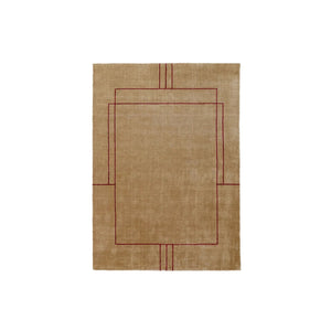 French Retro Abstract Stripe Carpet Rug