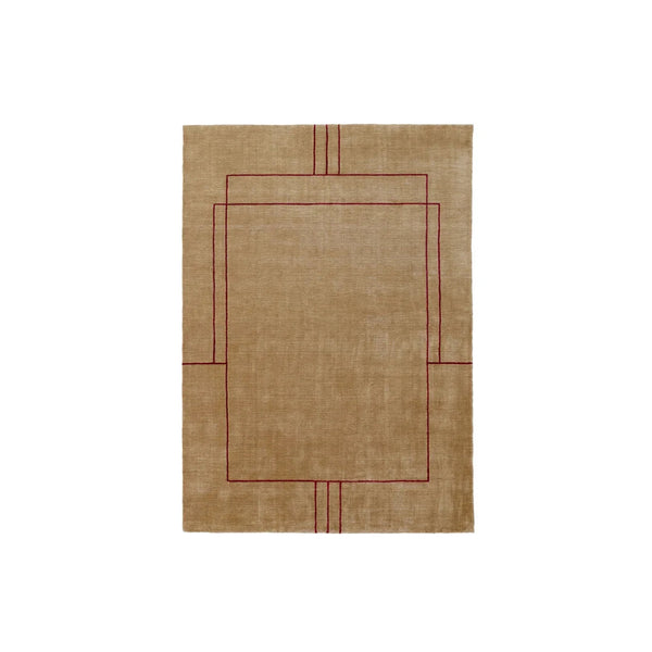 French Retro Abstract Stripe Carpet Rug