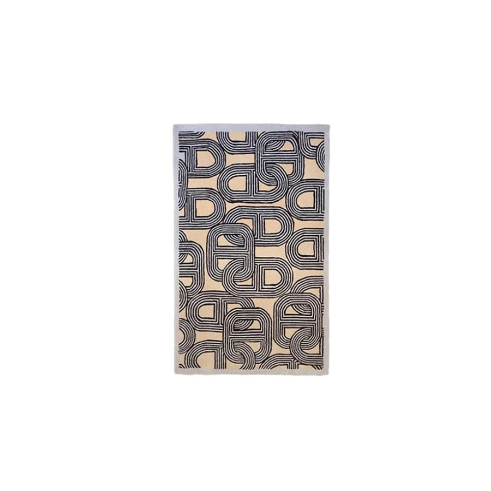 French Style Chain Pattern Carpet Area Rug