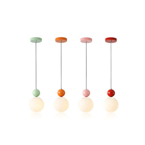Glass Ball Single Pendant Ceiling Lamp