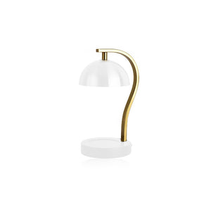 Support de bar incurvé doré pour chauffe-bougie rétro