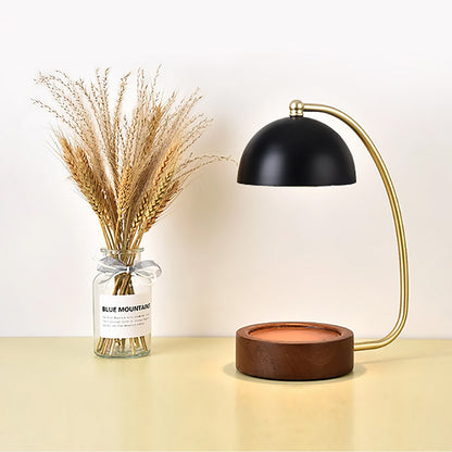 Golden Stand Dome Candle Warmer