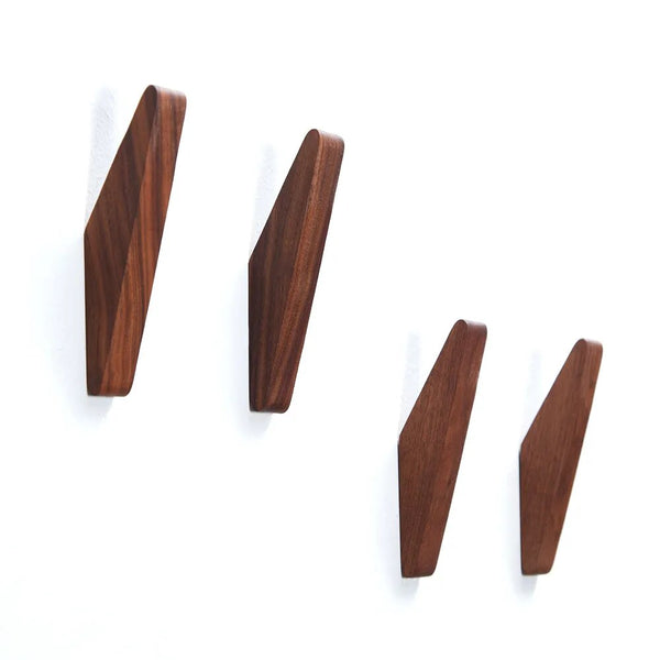 Angular Solid Wooden Wall Hanger