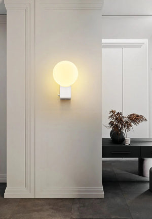 Chrome Metal Box Dimmable LED Table Lamp