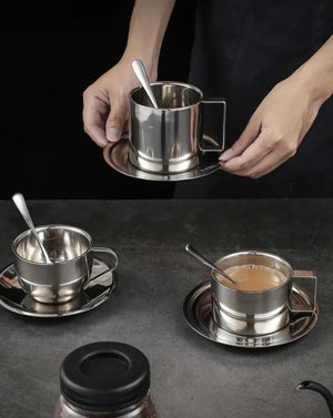 Stainless Steel Thermal Tea Time Set