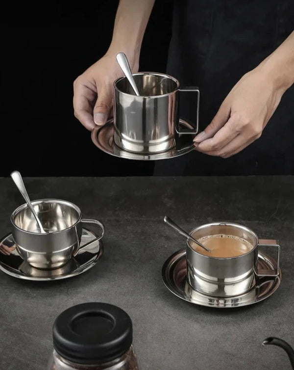 Stainless Steel Thermal Tea Time Set