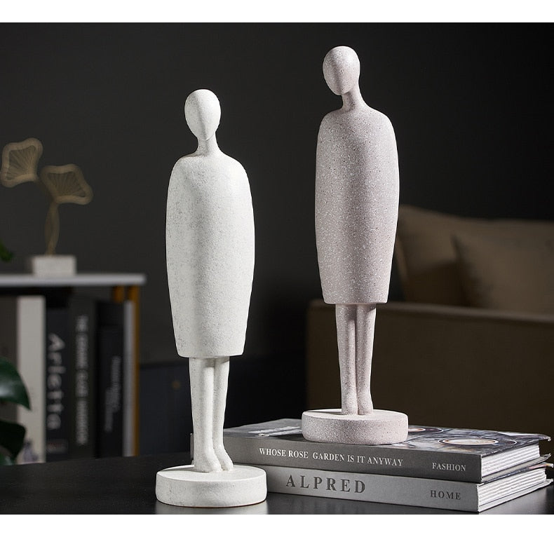 Modern Ceramic Figurines Home Decor Sculptures
