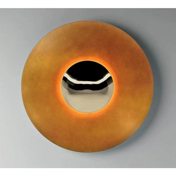 Minimalist Chrome UFO Wall Lamp