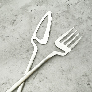 Irregular Design Stainless Steel Dinnerware