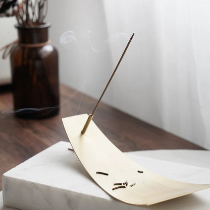 Nordic Bronze Plate Incense Holder