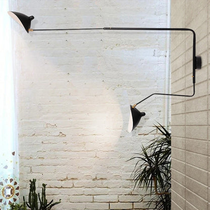 Industrial Nordic Arm Wall Fixture Lamp