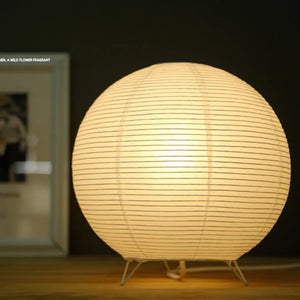 Yū Tokyo Wabi-Sabi Style Rice Paper Sphere Lantern Lamp