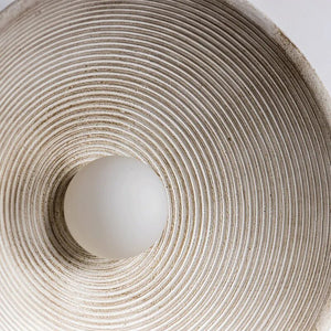 Retro Japanese Style Wall Circle Lamp