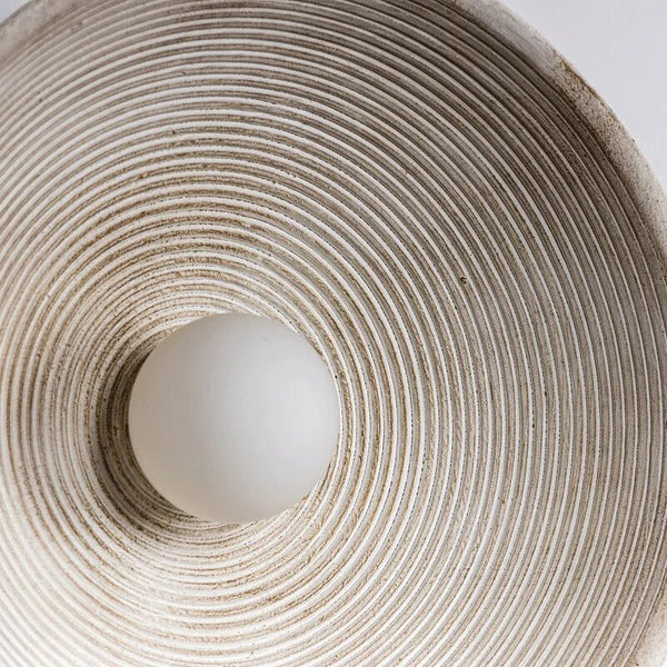 Retro Japanese Style Wall Circle Lamp