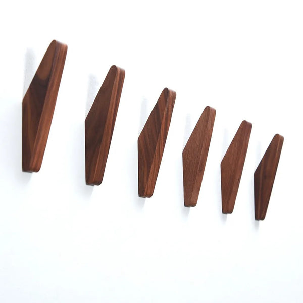 Angular Solid Wooden Wall Hanger