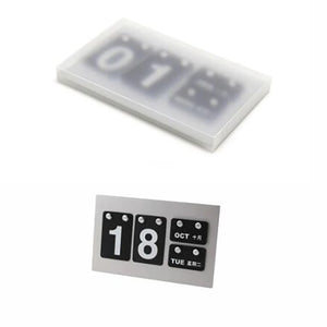 Vintage Metal Desktop Calendar