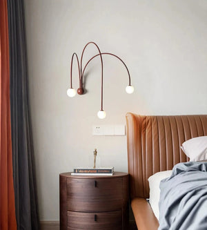 Italian Metal Branch Wall Lamp