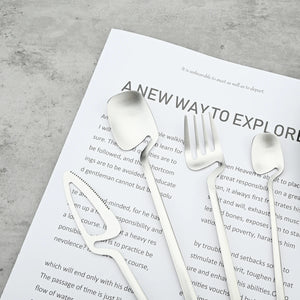 Irregular Design Stainless Steel Dinnerware