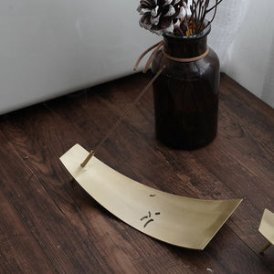 Nordic Bronze Plate Incense Holder