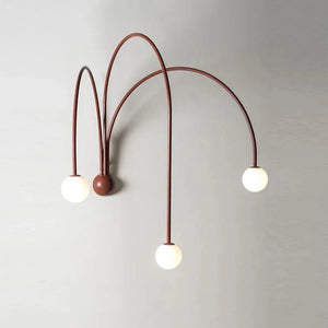 Italian Metal Branch Wall Lamp