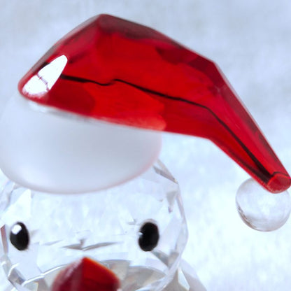 Solid Crystal Hand-Crafted Chrismas Holiday Snowman