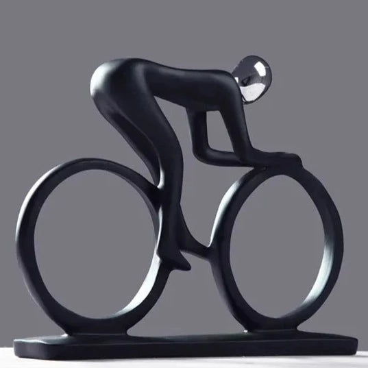 Radfahrer Figur Skulptur