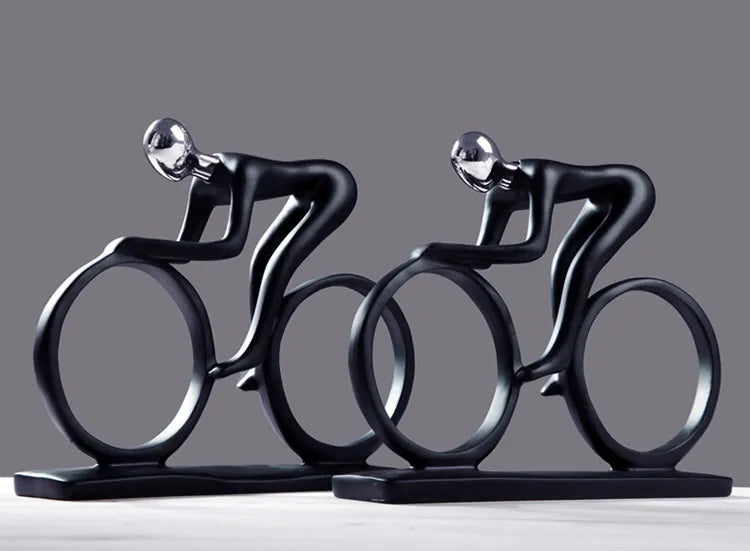 Cyclist Figurine Sculpture