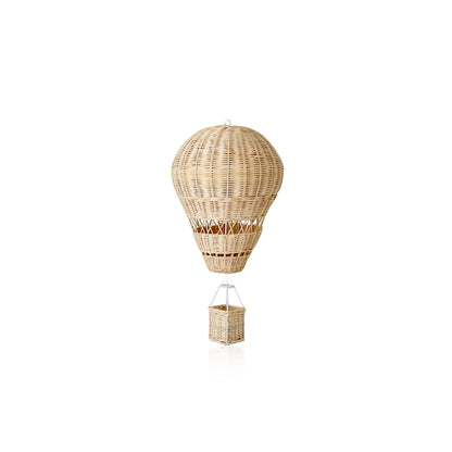 Handmade Rattan Woven Air Balloon Mobile Ornament