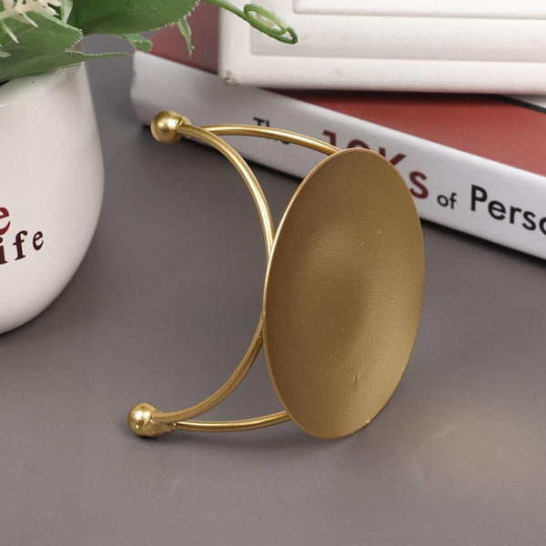 Kerzenhalter aus Eisenplatte