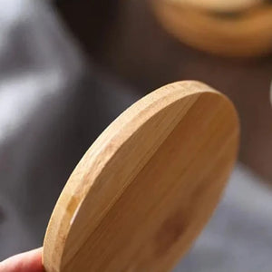 Beach Contour Line Epoxy Art Wooden Coaster