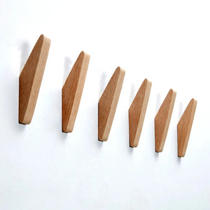 Angular Solid Wooden Wall Hanger