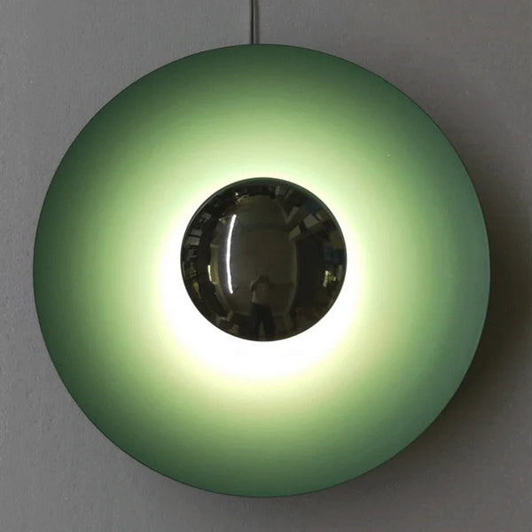 Minimalist Chrome UFO Wall Lamp