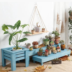 Wooden Hanging Swing Wall Shelf