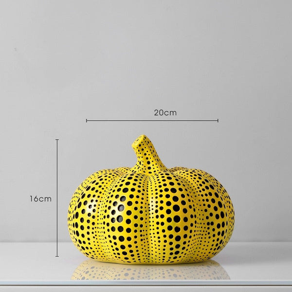 Kusama Yayoi Style Pumpkin Sculptures
