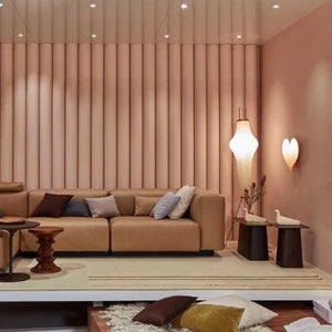 Lampadaire japonais en forme de vase en papier de riz de style Wabi-Sabi