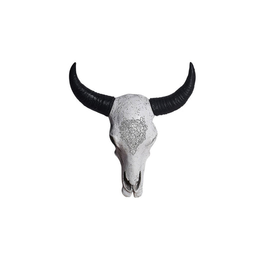 Horn Cow Skull Head Wall Hanging Decor