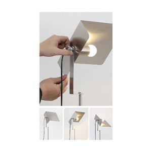 IMC Stainless Steel Panel Luxury Industrial LED Floor Lamp [Exclusive]