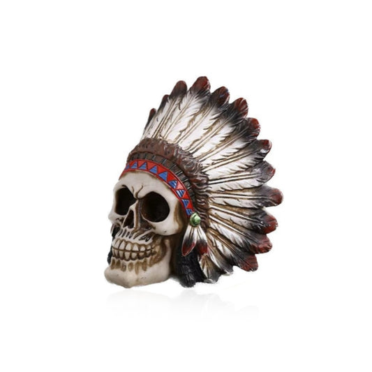 Indians Skull Sculpture